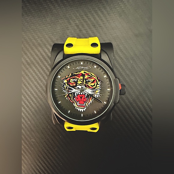 Ed Hardy | Accessories | Mens Ed Hardy Tiger Watch | Poshmark